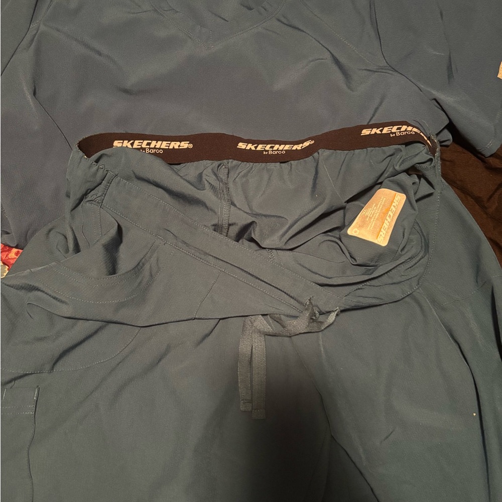Skechers Blue Scrub Set